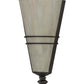 Meyda Lighting St. Lawrence 8" LED Oil Rubbed Bronze Wall Sconce With Sandstorm Linen Shade