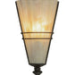 Meyda Lighting St. Lawrence 8" LED Oil Rubbed Bronze Wall Sconce With Sandstorm Linen Shade