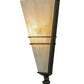 Meyda Lighting St. Lawrence 8" LED Oil Rubbed Bronze Wall Sconce With Sandstorm Linen Shade