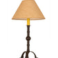 Meyda Lighting Stable 30" Cafe Noir Buffet Table Lamp With Brown Shade