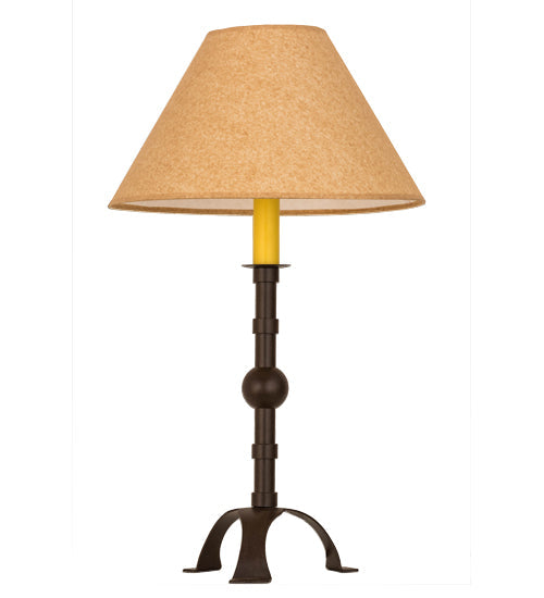 Meyda Lighting Stable 30" Cafe Noir Buffet Table Lamp With Brown Shade