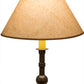 Meyda Lighting Stable 30" Cafe Noir Buffet Table Lamp With Brown Shade