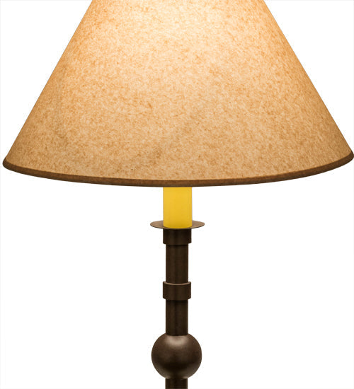 Meyda Lighting Stable 30" Cafe Noir Buffet Table Lamp With Brown Shade