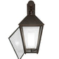 Meyda Lighting Stafford 15" Oil Rubbed Bronze Wall Sconce With Clear Seeded Shade Glass