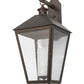 Meyda Lighting Stafford 15" Oil Rubbed Bronze Wall Sconce With Clear Seeded Shade Glass