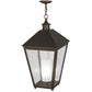 Meyda Lighting Stafford 23" Oil Rubbed Bronze Pendant Light With Clear Seeded Shade Glass
