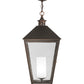 Meyda Lighting Stafford 23" Oil Rubbed Bronze Pendant Light With Clear Seeded Shade Glass