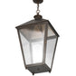 Meyda Lighting Stafford 23" Oil Rubbed Bronze Pendant Light With Clear Seeded Shade Glass