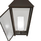 Meyda Lighting Stafford 23" Oil Rubbed Bronze Pendant Light With Clear Seeded Shade Glass