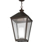 Meyda Lighting Stafford 23" Oil Rubbed Bronze Pendant Light With Clear Seeded Shade Glass