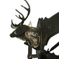 Meyda Lighting Stag 67" 12-Light 2-Tier Timeless Bronze Chandelier With Ivory Faux Candlelight