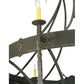 Meyda Lighting Stag 67" 12-Light 2-Tier Timeless Bronze Chandelier With Ivory Faux Candlelight