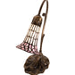 Meyda Lighting Stained Glass Pond Lily 15" Antique Brass Accent Table Lamp With Pink & White Shade Glass