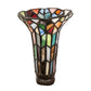 Meyda Lighting Stained Glass Pond Lily 4" Multi-Colored Shade Glass