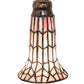 Meyda Lighting Stained Glass Pond Lily 4" Pink Shade Glass