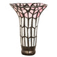 Meyda Lighting Stained Glass Pond Lily 4" Pink & White Shade Glass