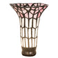Meyda Lighting Stained Glass Pond Lily 4" Pink & White Shade Glass
