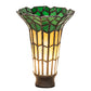 Meyda Lighting Stained Glass Pond Lily 4" Yellow & Green Shade Glass