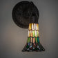 Meyda Lighting Stained Glass Pond Lily 6" Oil Rubbed Bronze Wall Sconce With Multi-Colored Shade Glass