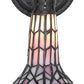 Meyda Lighting Stained Glass Pond Lily 6" Oil Rubbed Bronze Wall Sconce With Pink Art Shade Glass