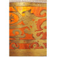 Meyda Lighting Stanley 12" Antique Gold Wall Sconce With Amber and Gold Shade Glass