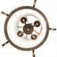 Meyda Lighting Stanza 15" 4-Light Gilded Tobacco Pendant Light With Sable Idalight Shade