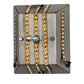 Meyda Lighting Star 11" LED Brushed Nickel Wall Sconce With White Art Shade Glass