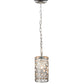 Meyda Lighting Star 5" Satin Stainless Steel Chrome Mini Pendant Light