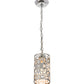 Meyda Lighting Star 5" Satin Stainless Steel Chrome Mini Pendant Light