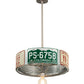 Meyda Lighting StatePlate 22" Raw Steel Pendant Light
