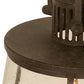 Meyda Lighting Steadman 26" 6-Light Coffee Bean Lantern Pendant Light With Clear Seeded Shade Glass