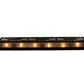 Meyda Lighting Steer 36" 6-Light Timeless Bronze Vanity Light With Silver Mica Shade Glass