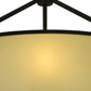 Meyda Lighting Stella 36" 6-Light Oil Rubbed Bronze Pendant Light With Provostone Idalight Shade Glass