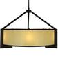 Meyda Lighting Stella 36" 6-Light Oil Rubbed Bronze Pendant Light With Provostone Idalight Shade Glass