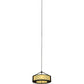 Meyda Lighting Stella 36" 6-Light Oil Rubbed Bronze Pendant Light With Provostone Idalight Shade Glass