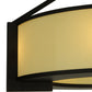 Meyda Lighting Stella 36" 6-Light Oil Rubbed Bronze Pendant Light With Provostone Idalight Shade Glass