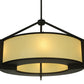 Meyda Lighting Stella 36" 6-Light Oil Rubbed Bronze Pendant Light With Provostone Idalight Shade Glass