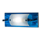 Meyda Lighting Stepping Stone 16" Transparent Blue Vanity Light With Blue & White Shade Glass