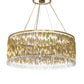 Meyda Lighting Sterling Ridge 82" 18-Light Brushed Brass Chandelier