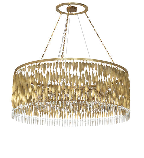 Meyda Lighting Sterling Ridge 82" 18-Light Brushed Brass Chandelier