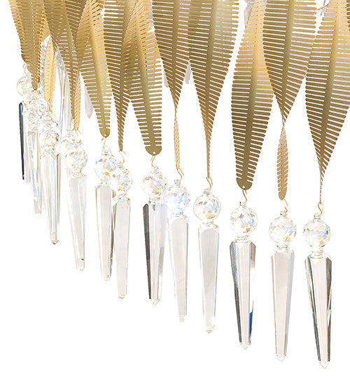 Meyda Lighting Sterling Ridge 82" 18-Light Brushed Brass Chandelier