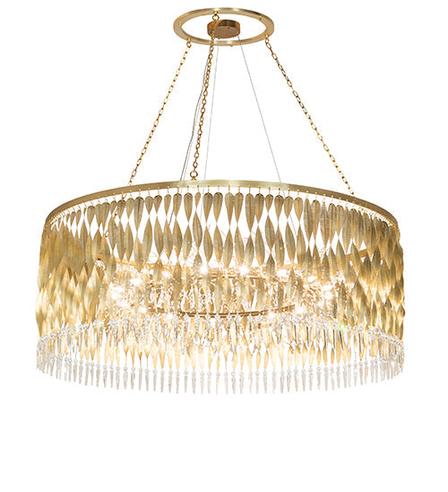 Meyda Lighting Sterling Ridge 82" 18-Light Brushed Brass Chandelier