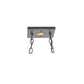 Meyda Lighting Sticks 37" 6-Light Wrought Iron Island Pendant Light With Amber Mica Shade Glass