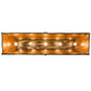 Meyda Lighting Sticks 60" 5-Light Antique Copper Island Pendant With Amber Mica Shade Glass