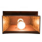 Meyda Lighting Stillwater 12" 2-Light Rust Valley View Wall Sconce With Amber Mica Shade Glass