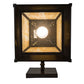 Meyda Lighting Stillwater 12" Craftsman Brown Lone Bear Wall Sconce With Beige Art Shade Glass