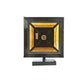 Meyda Lighting Stillwater 12" W x 12" H Craftsman Brown Mountain View Wall Sconce With Beige Shade Glass