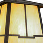Meyda Lighting Stillwater 26" 4-Light Timeless Bronze Valley View Pendant Light With Beige Iridescent Shade Glass