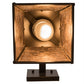 Meyda Lighting Stillwater 7" Timeless Bronze Song Bird Hanging Wall Sconce With Silver Mica Shade Glass