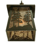 Meyda Lighting Stillwater 7" Timeless Bronze Tall Pines Hanging Wall Sconce